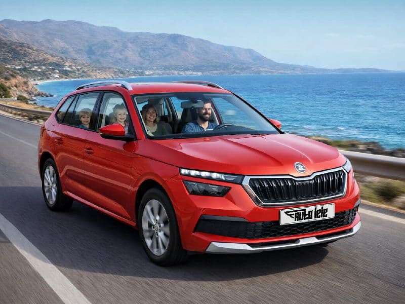 Family enjoying a scenic drive with a reliable rental car